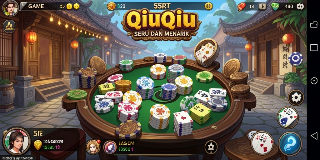 Screenshot gameplay QiuQiu yang menarik dan mengasyikkan.