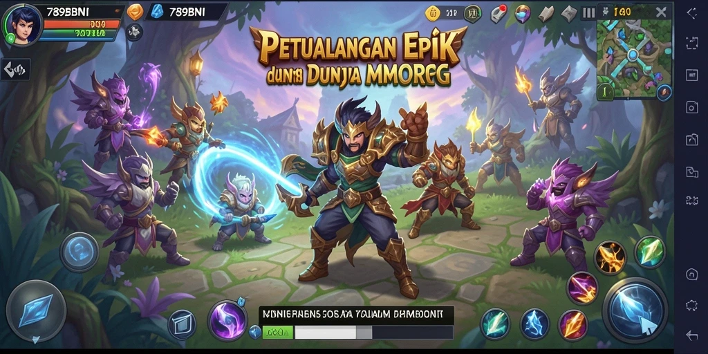 Tampilan gameplay <strong>789BNI</strong> yang mendebarkan dan penuh aksi.
