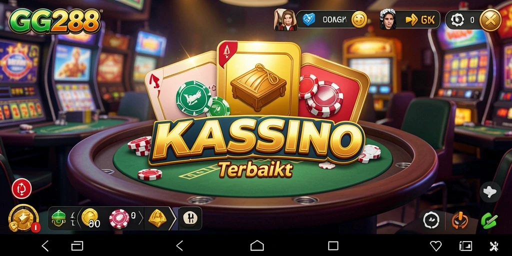 Tampilan gameplay <strong>GG288</strong> yang menarik dan interaktif dalam suasana kasino.