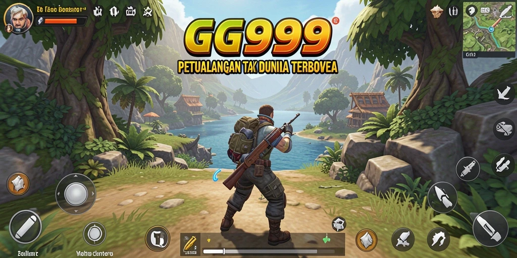 Gameplay GG999 yang menampilkan eksplorasi dunia terbuka yang menarik.