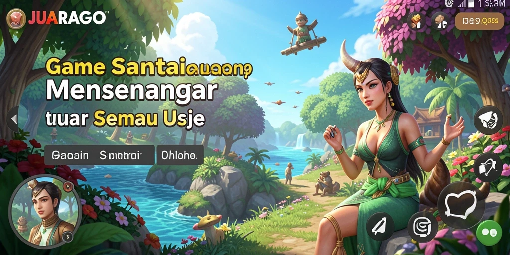 Tampilan menarik gameplay JUARAGO yang seru dan menyenangkan.