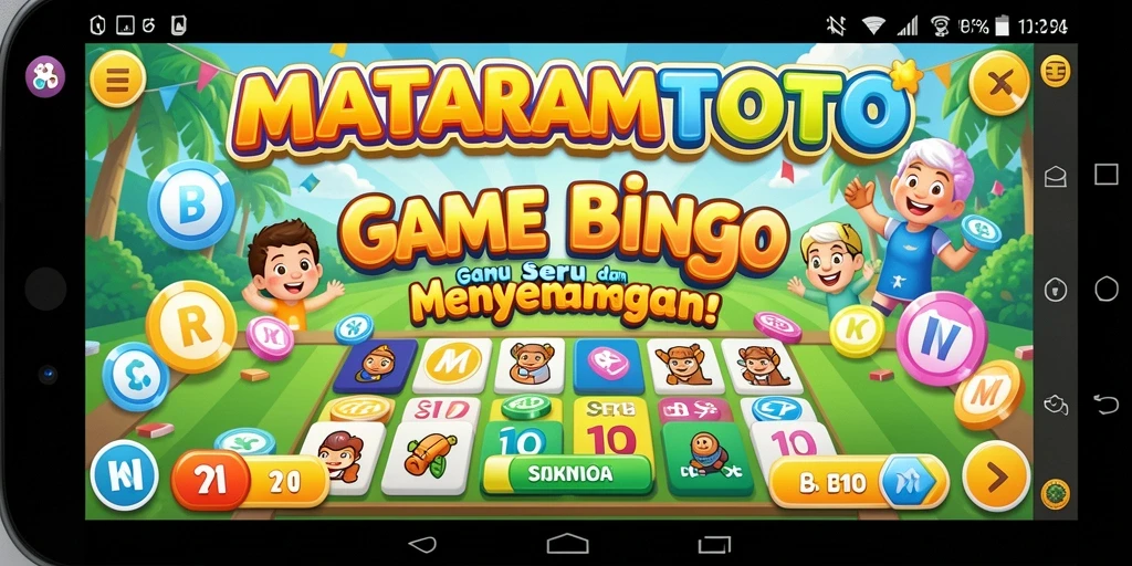 Screenshot gameplay MATARAMTOTO menampilkan keseruan permainan Bingo.