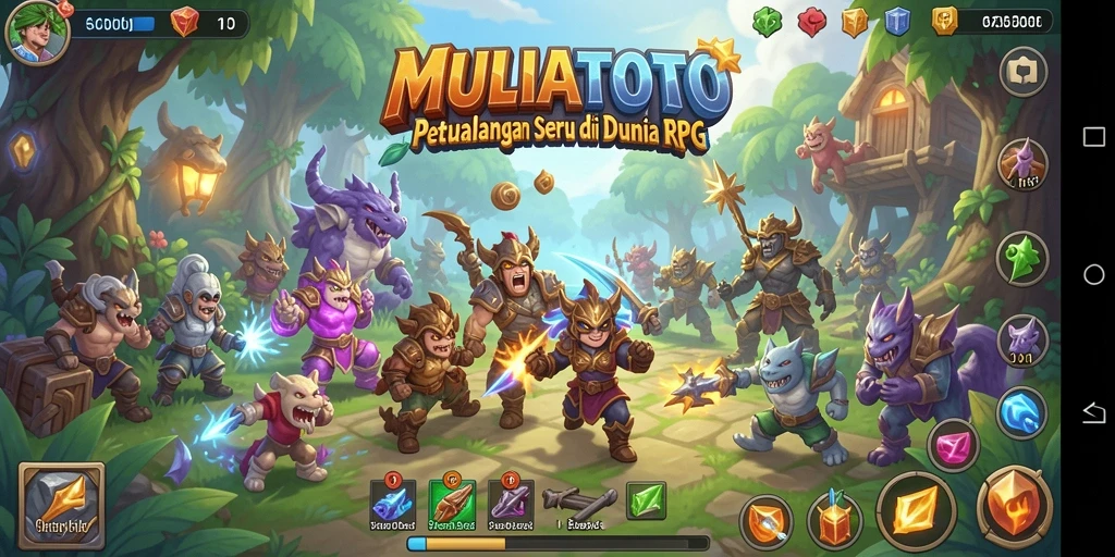 Tampilan gameplay seru dan petualangan menantang di MULIATOTO.