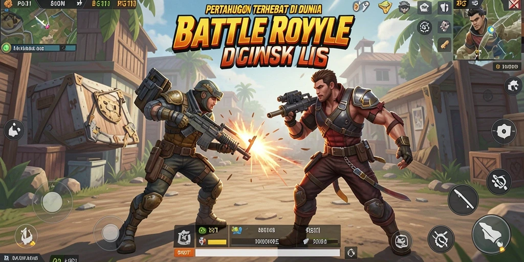 Tangkapan layar PG11 menampilkan aksi seru dalam pertarungan Battle Royale.