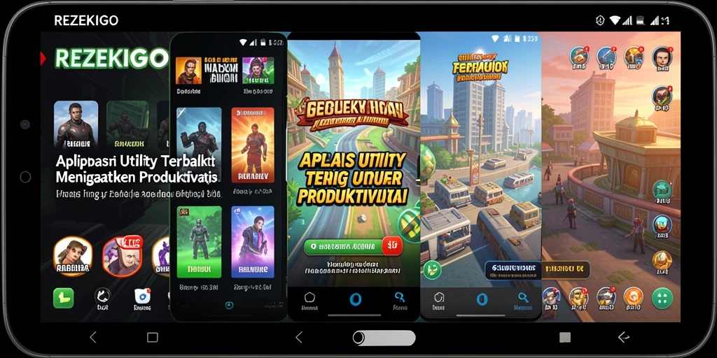 Tampilan antarmuka REZEKIGO yang intuitif dan modern.