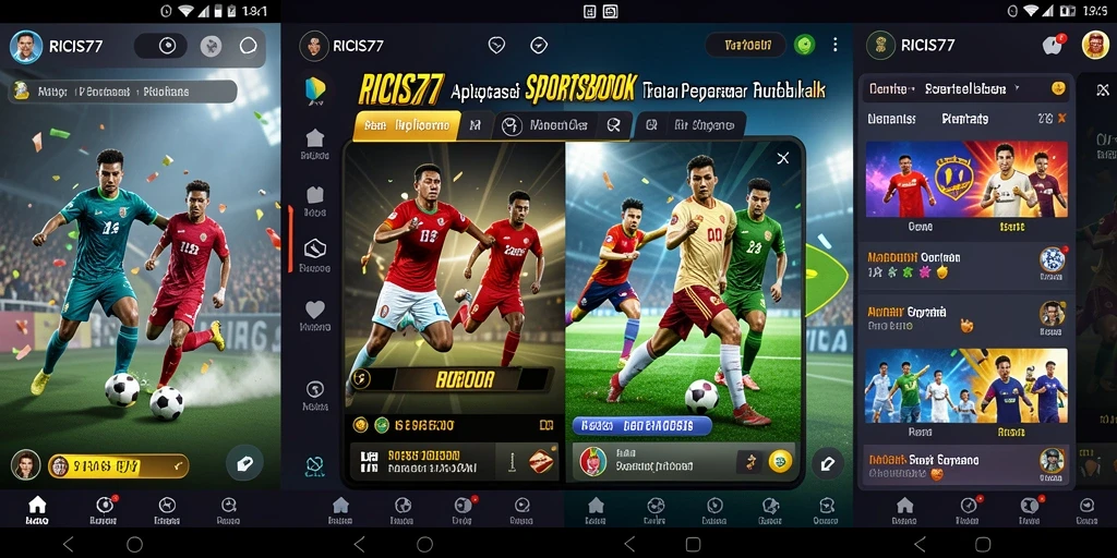 Tampilan gameplay Sportsbook RICIS77 yang menarik dan interaktif.
