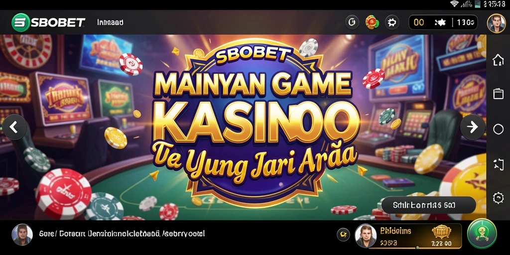 Tampilan menarik dari gameplay Kasino SBOBET di perangkat mobile.