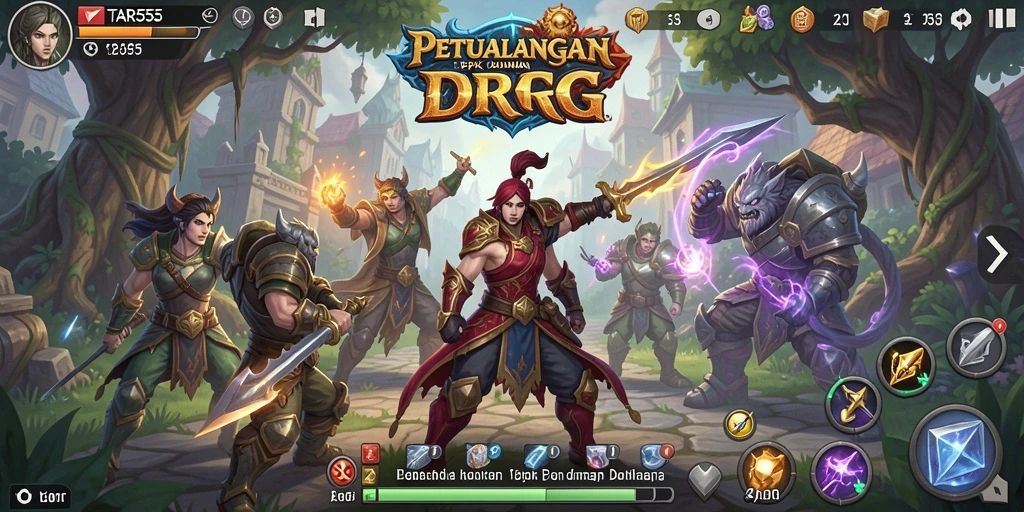 Tampilan gameplay TAR555 yang memukau dan mendebarkan.