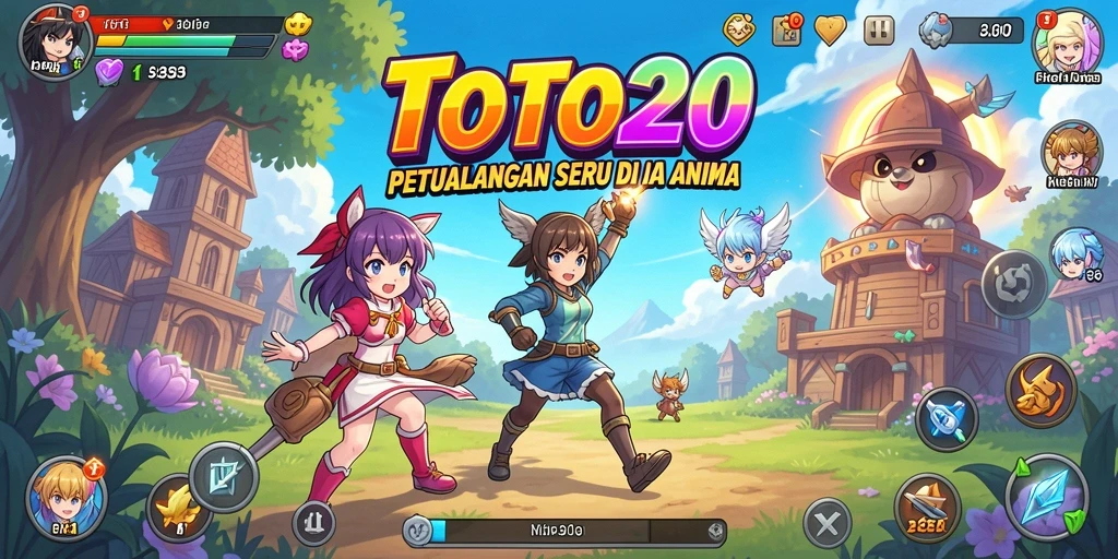 Screenshot TOTO20 menunjukkan gameplay seru di dunia anime.