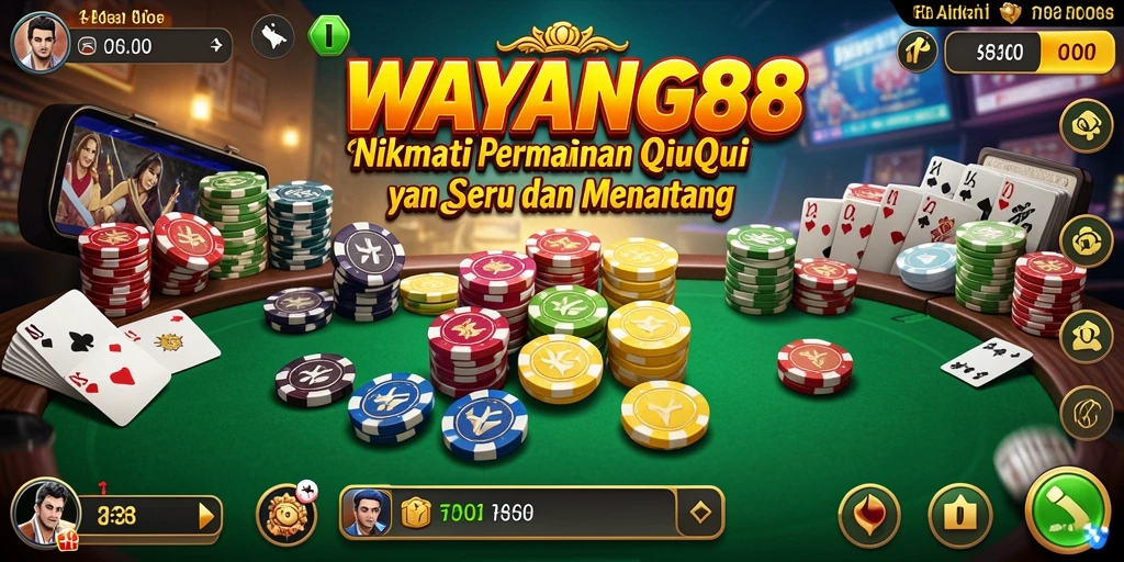 Screenshot dari gameplay seru QiuQiu di WAYANG88.