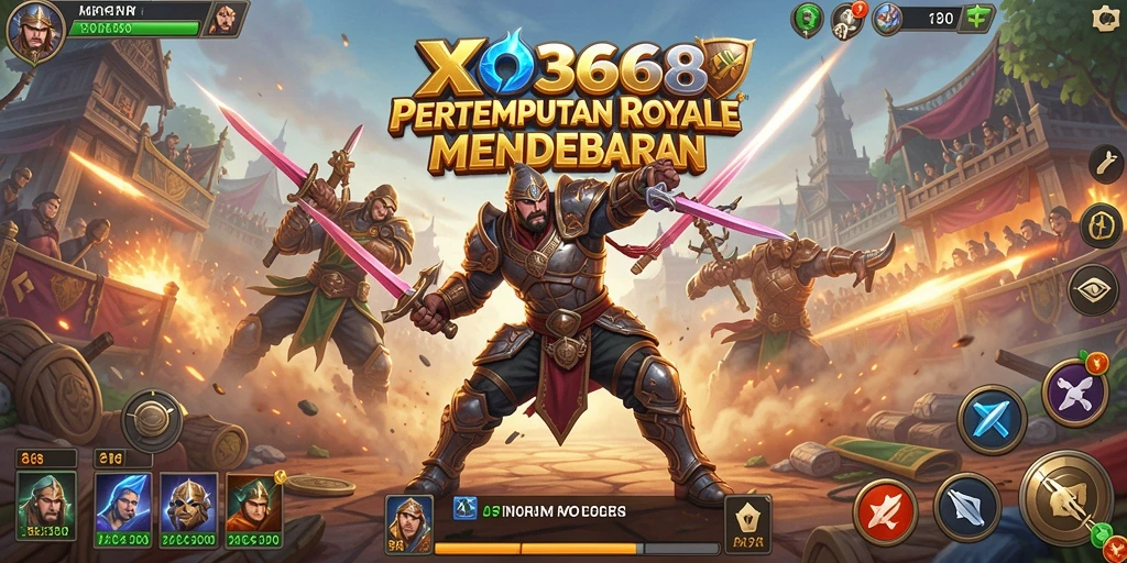 Gameplay seru XO368 dengan aksi Battle Royale yang mendebarkan.